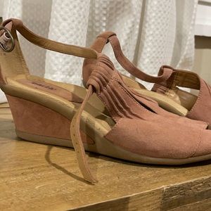 Earth.  worn comfy low heels